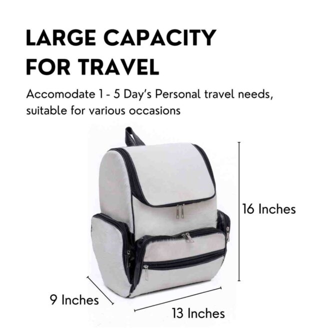 Cowhide Backpack Genuine Leather Backpack with Laptop Compartment - Womens Cowhide Hair On Backpack –Travel Backpack, Diaper Bag Backpack Women - Image 4