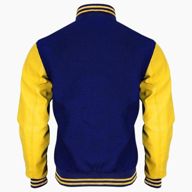 Riverdale R Logo Archie Varsity Letterman Bomber Wool PU Leather Jacket - Image 4