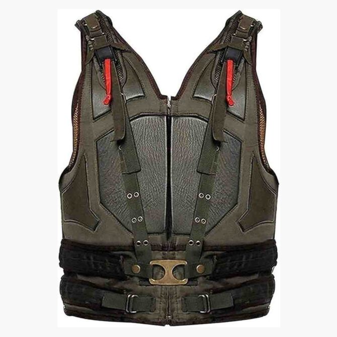 Tom Hardy Dark Knight Rises Bane Military Cosplay Costume Faux Leather Tactical Vest