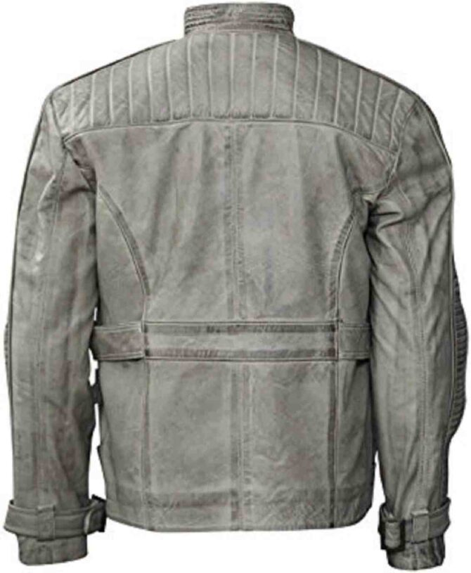 John Boyega Star Wars Force Awakens Finn Brown Leather Cosplay Costume Jacket - Image 4