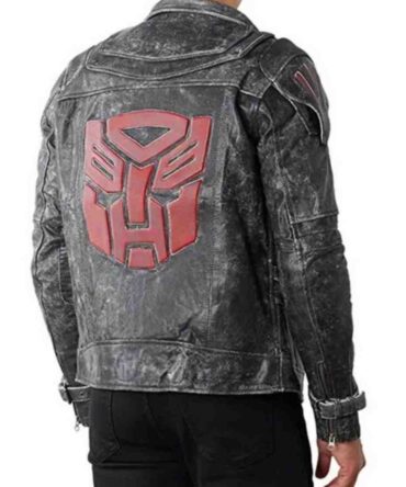 Transformers AutoBot Orion Pax Optimus Prime Costume Cosplay Distressed Leather Jacket