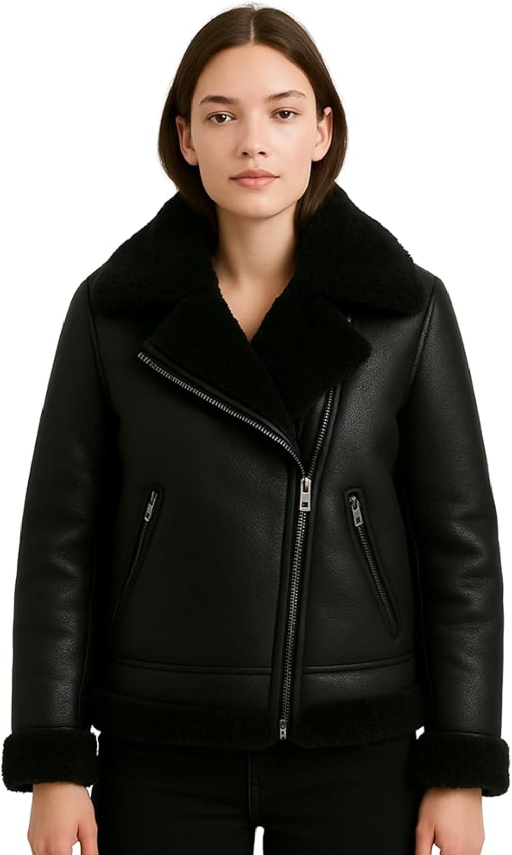 Why the Women’s B3 Cross Zipper Black Jacket is a Must-Have in 2025 | Tressano