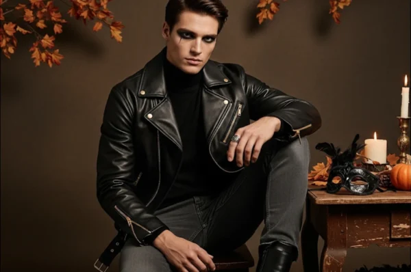 Vampire or Vigilante? Leather Jackets Perfect for Dark & Daring Halloween Looks | Tressano